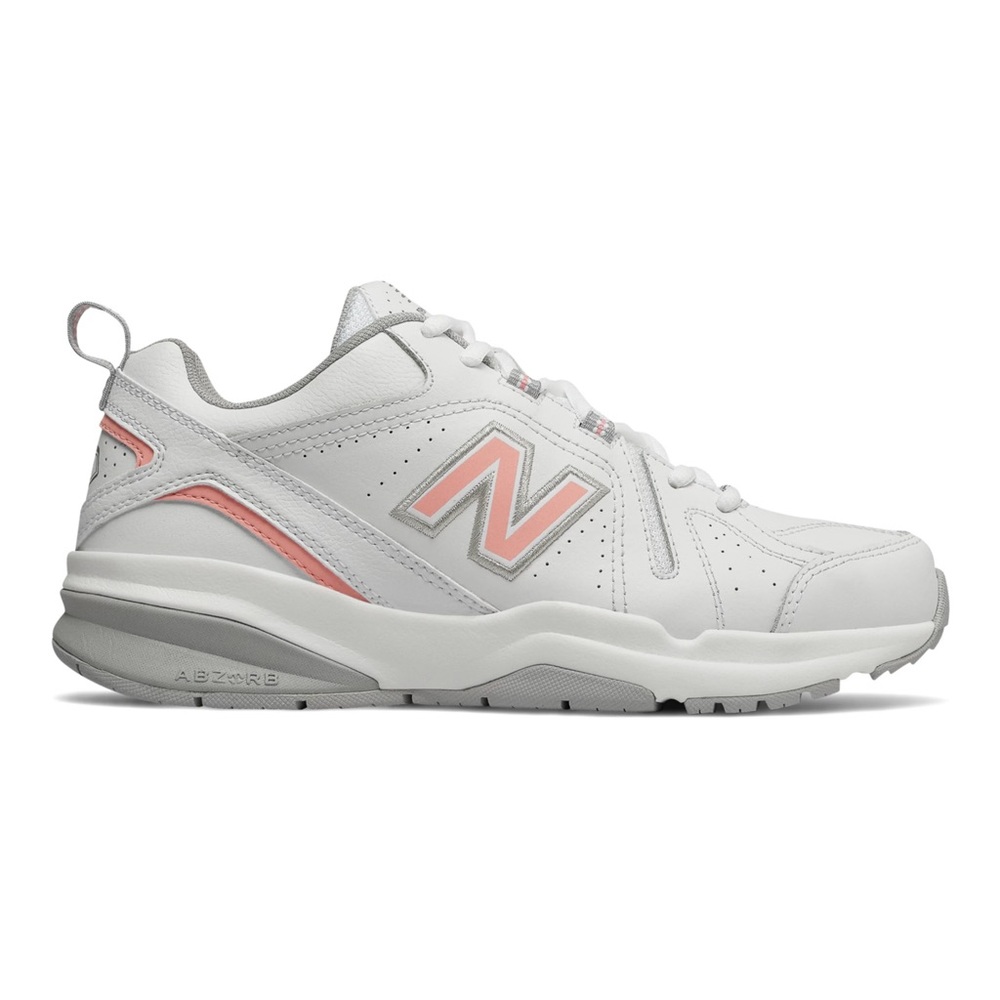 Women’s New Balance 608 v5 White, Pink & Grey Sneakers- Size 7 - Picture 2 of 11